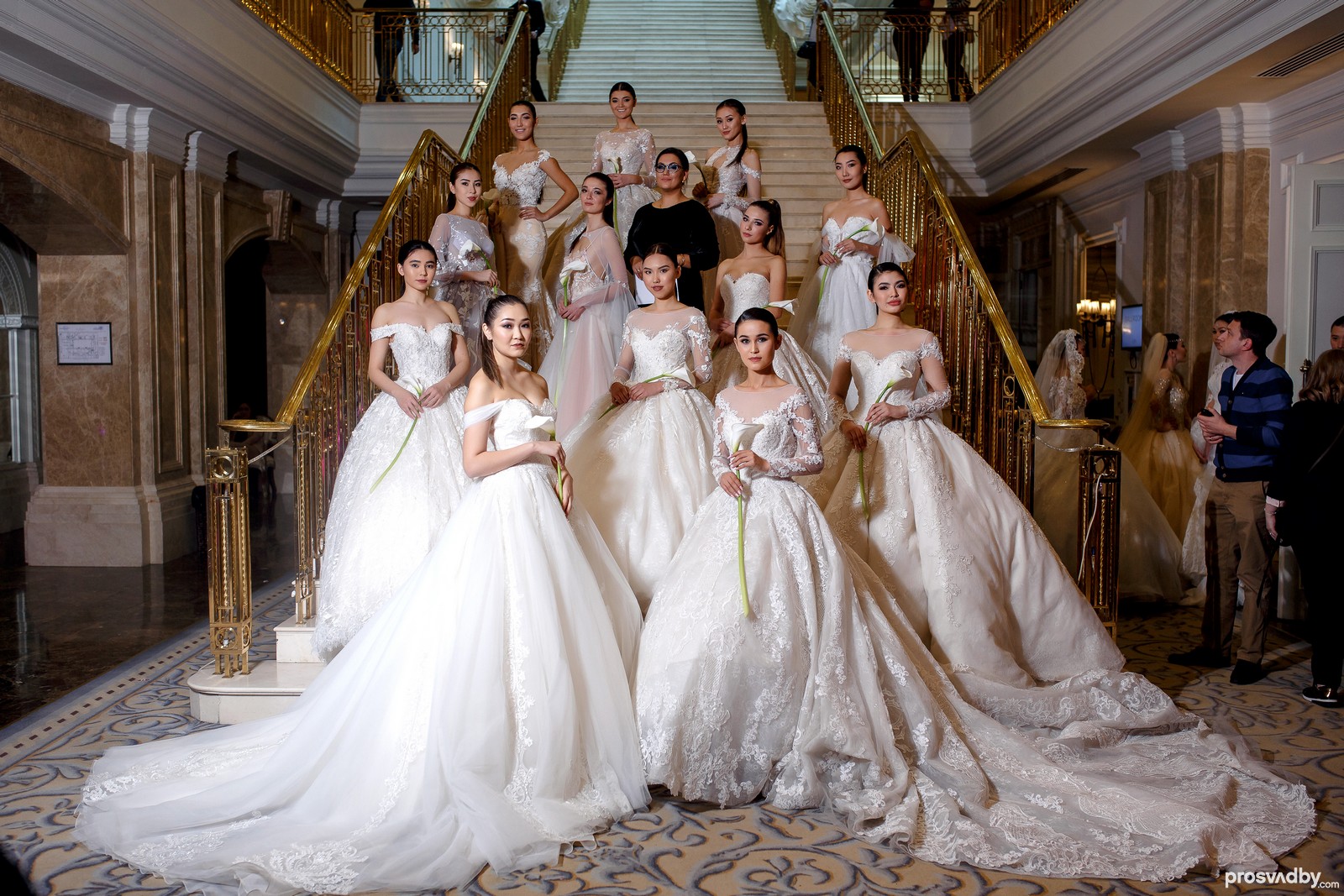 Модели свадебного салона Bridal @bridal_pvl_almaty с хозяйкой салона Сауле Нурмухановой