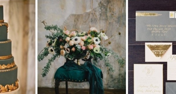 Свадебная палитра: Ренессанс, берлинская лазурь, сланцевый серый, грязно-розовый, ванильный, золотой + бесплатные макеты свадебной полиграфии от студии #об_лепиха